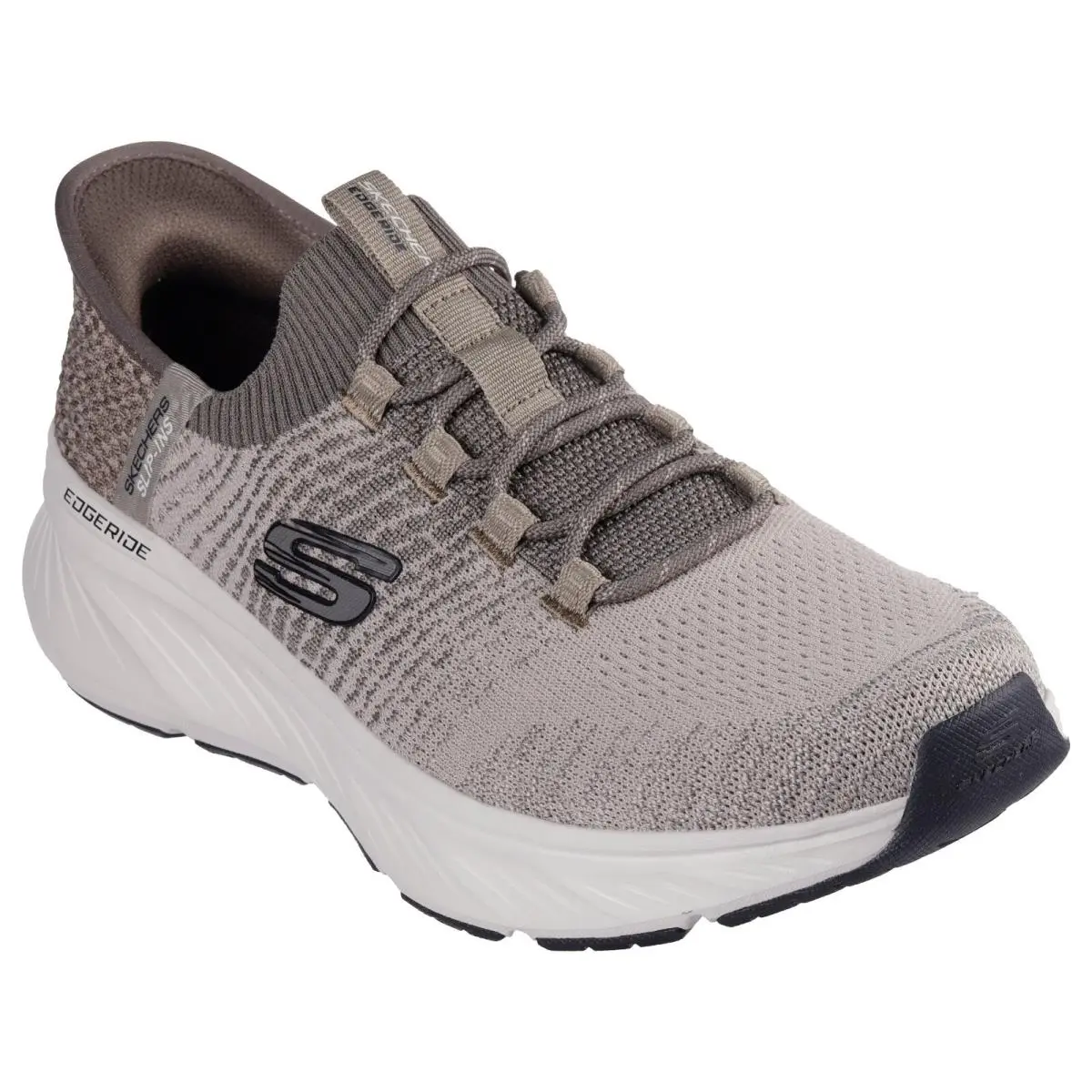 Skechers Men`s Hands Free Slip-ins Shoes Taupe Air Cooled Memory Foam 232932