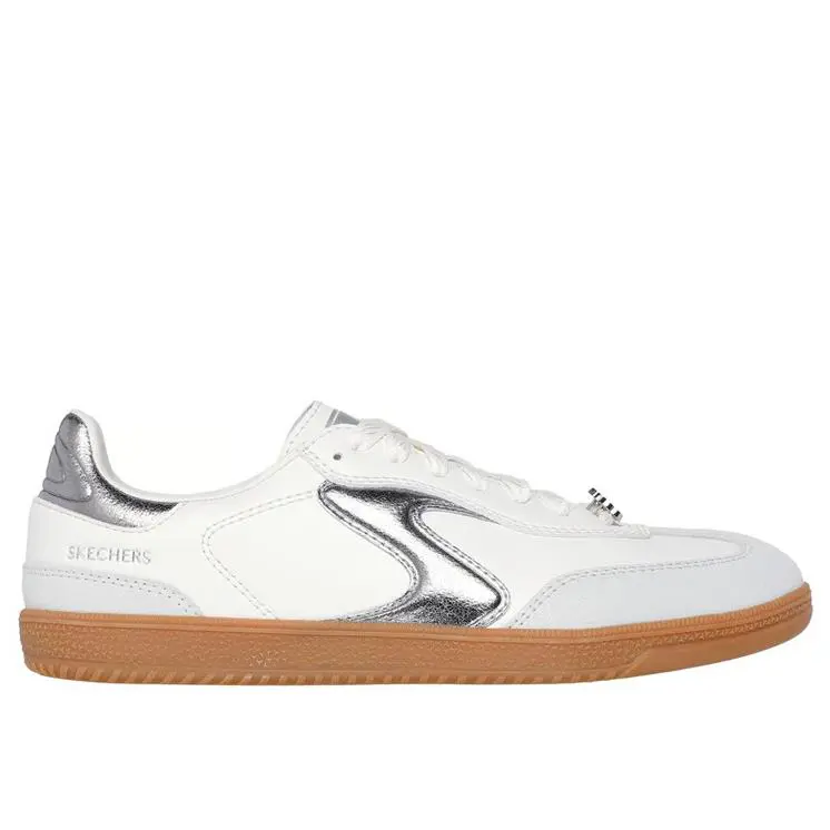 Skechers Hotshot Cool Glow White Silver Sneaker Women`s Sizes 5-11/NEW - White