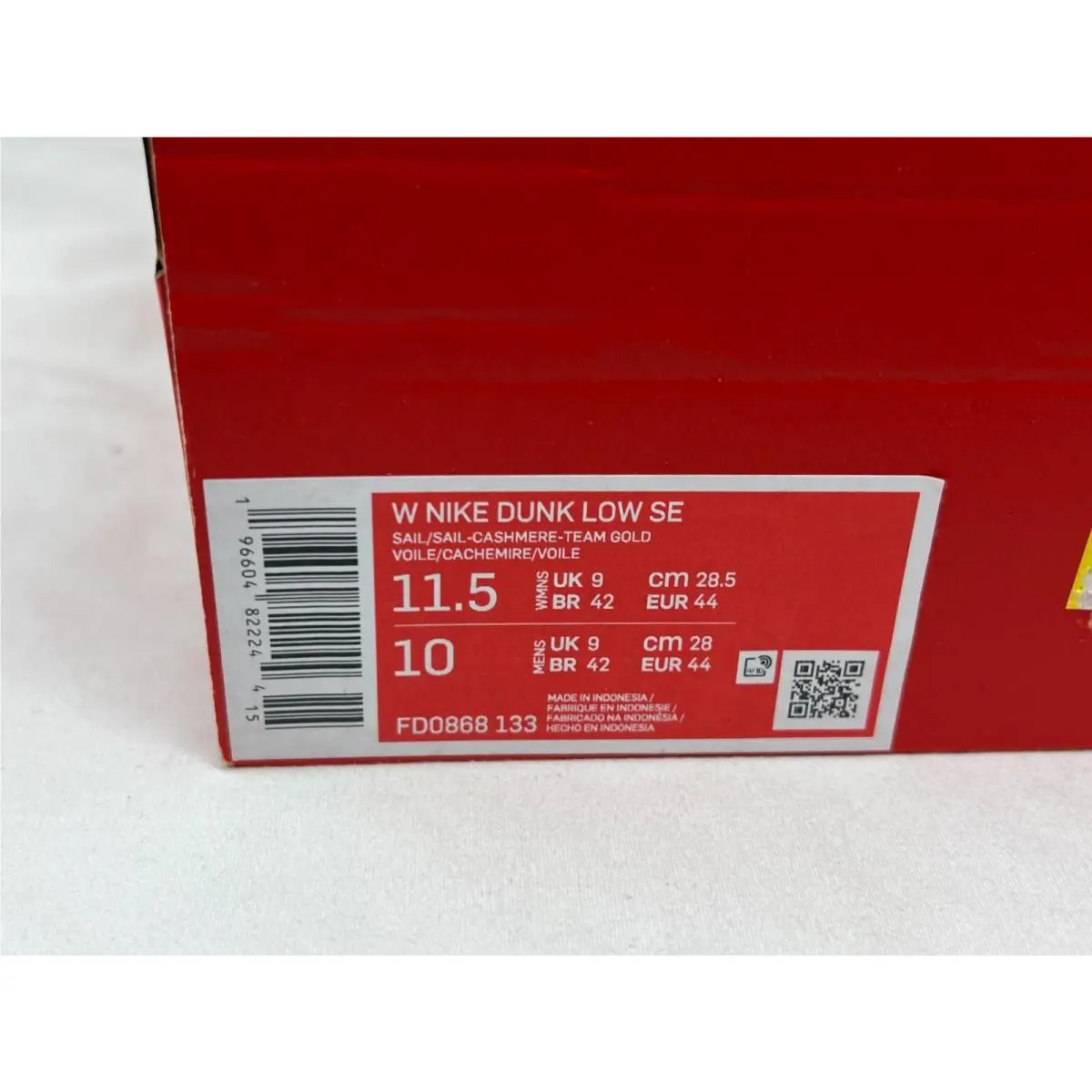 Nike shoes - Nike Dunk Low - Dunk Low - FD0868133 - White (UPC: 0196604822244) 6