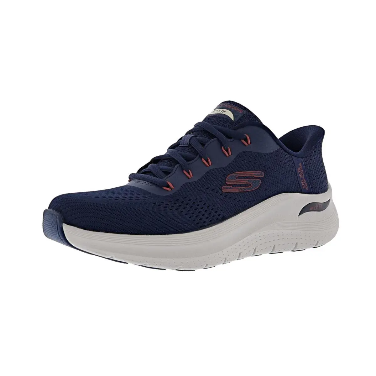 Skechers shoes - SLIP-INS: ARCH FIT 2.0 - LESTUR - NAVY / RED 5
