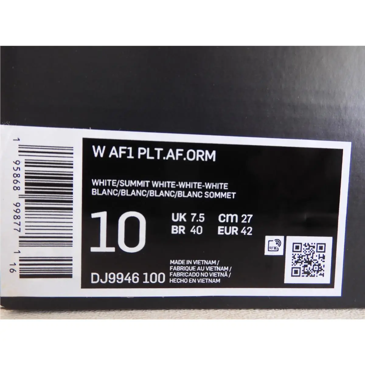 Nike shoes - Nike Air Force 1 - Air Force - DJ9946-100 - White (UPC: 195868998771) 3