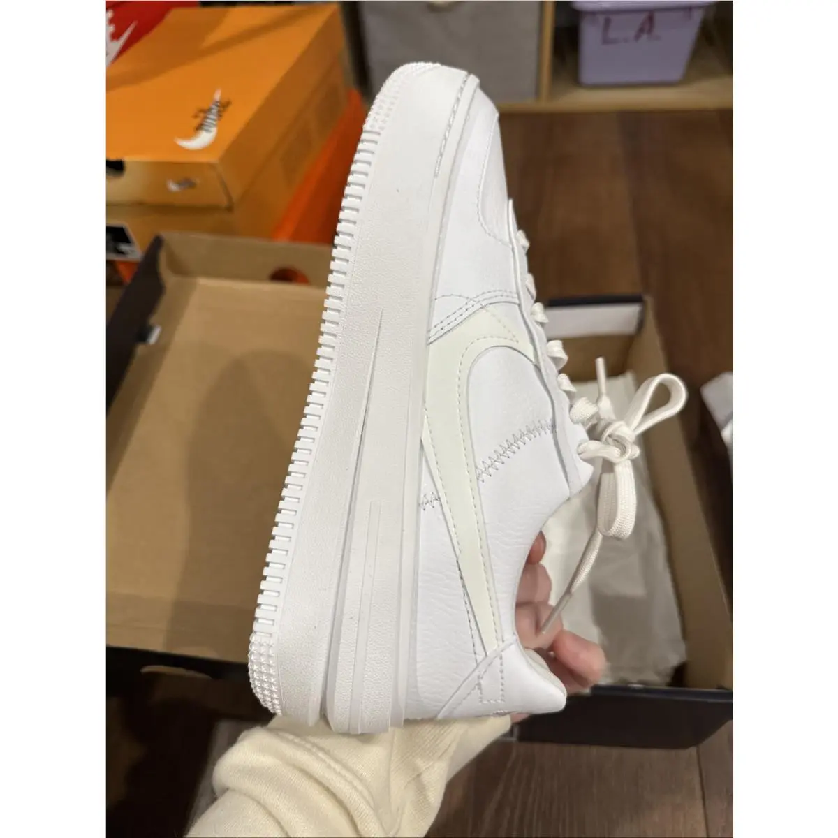 Nike shoes - Nike Air Force 1 - Air Force - DJ9946-100 - White 4