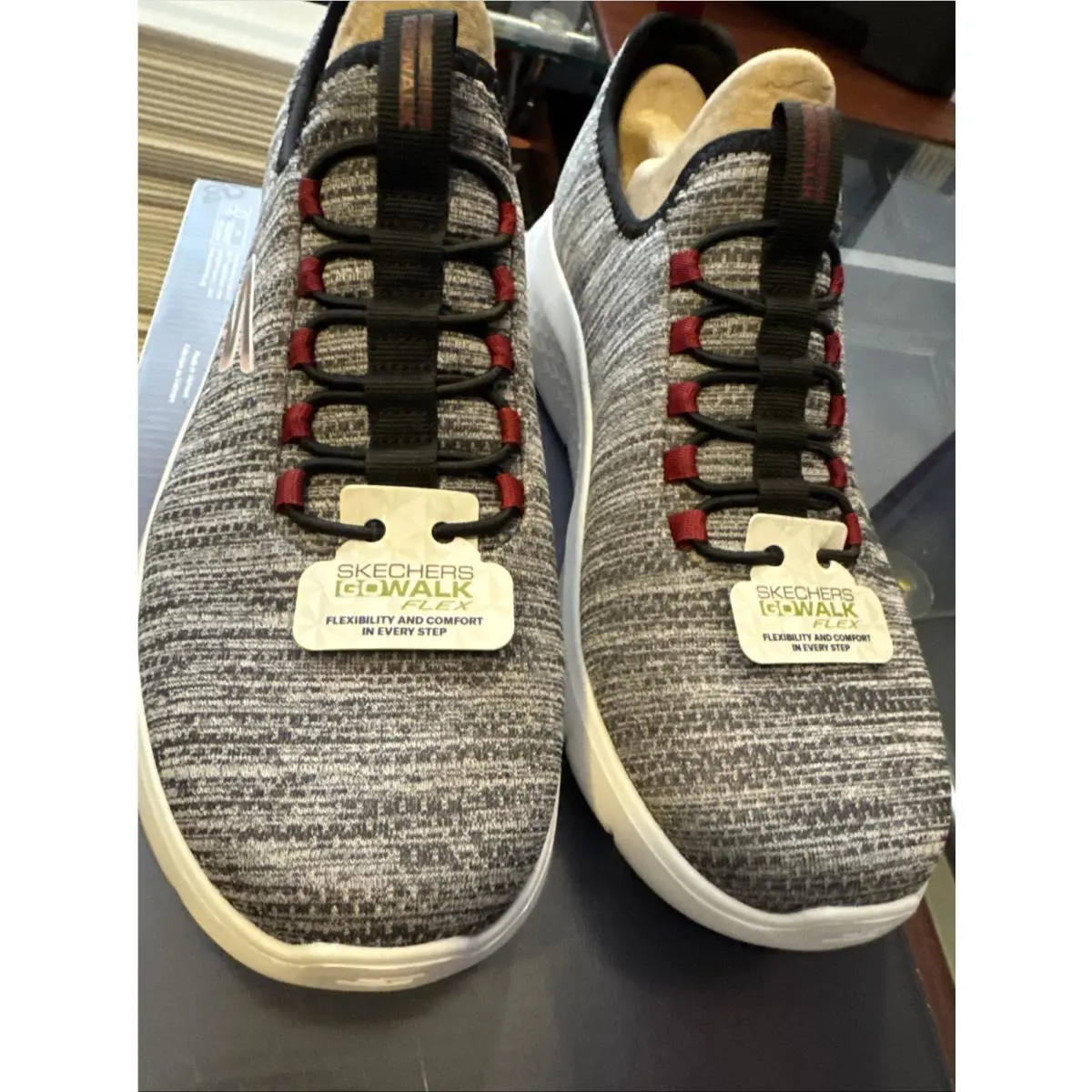 Skechers shoes - SKECHERS GO WALK FLEX - WALK FLEX - 216484/WBK - White/Black 23
