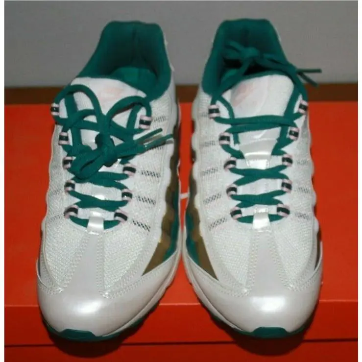 Nos Nike Air Max Zen 313866 181 Women`s Size 7 White-pale Coral-island Teal
