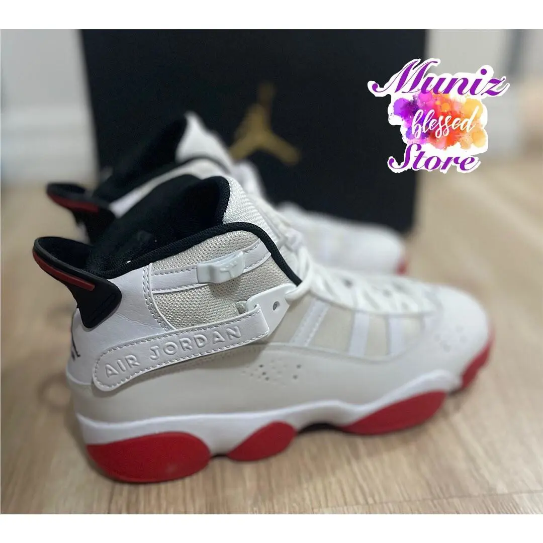 Nike shoes - Air Jordan 6 Rings - Air Rings - 323419-160 - Red (UPC: 0196604477369) 0