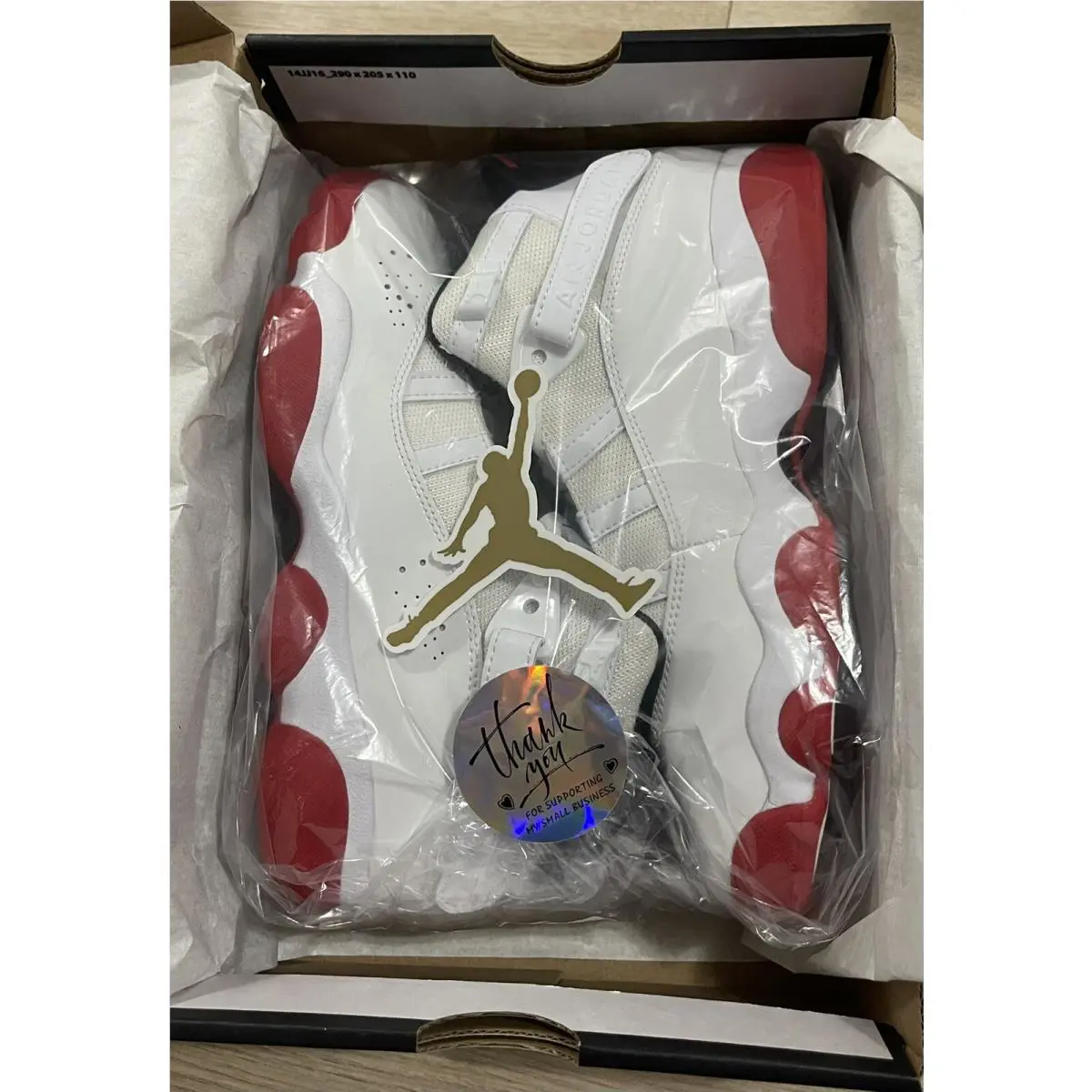 Nike shoes - Air Jordan 6 Rings - Air Rings - 323419-160 - Red (UPC: 0196604477369) 6