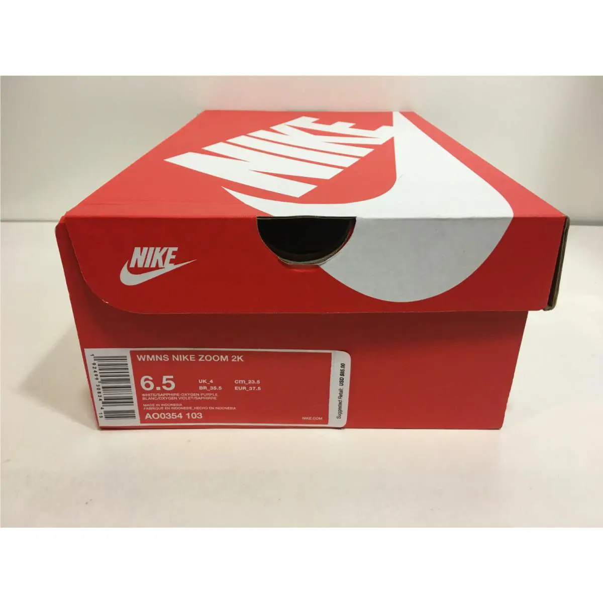 Nike shoes - Zoom 2k - Zoom - AO0354 103 - White (UPC: 192499308344) 0