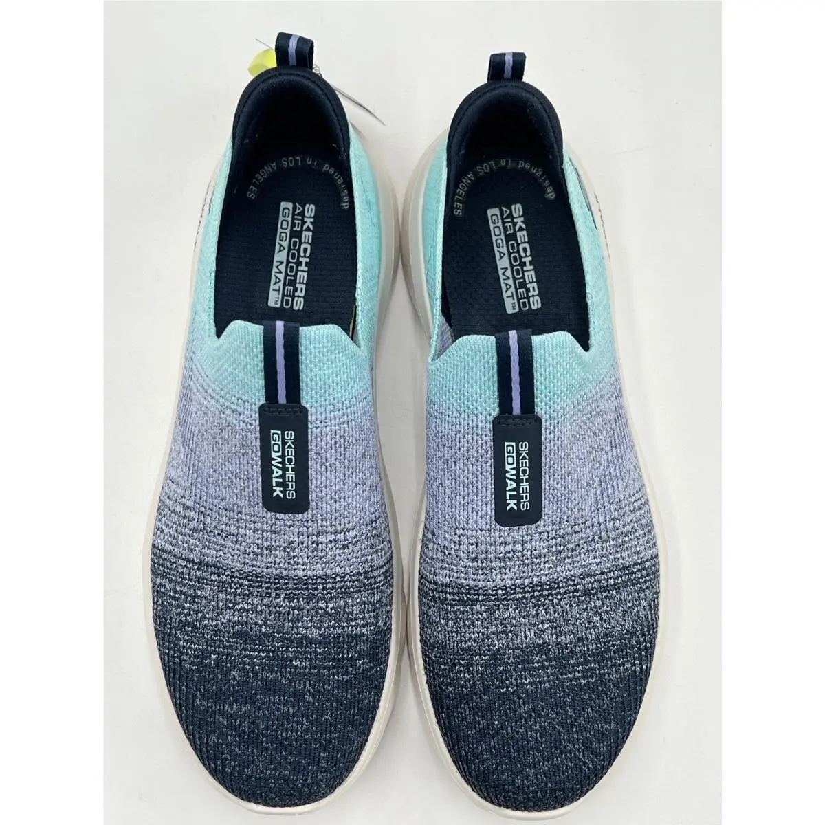 Skechers shoes - GO WALK FLEX CALI SUNSET - 124827 - navy aqua 1