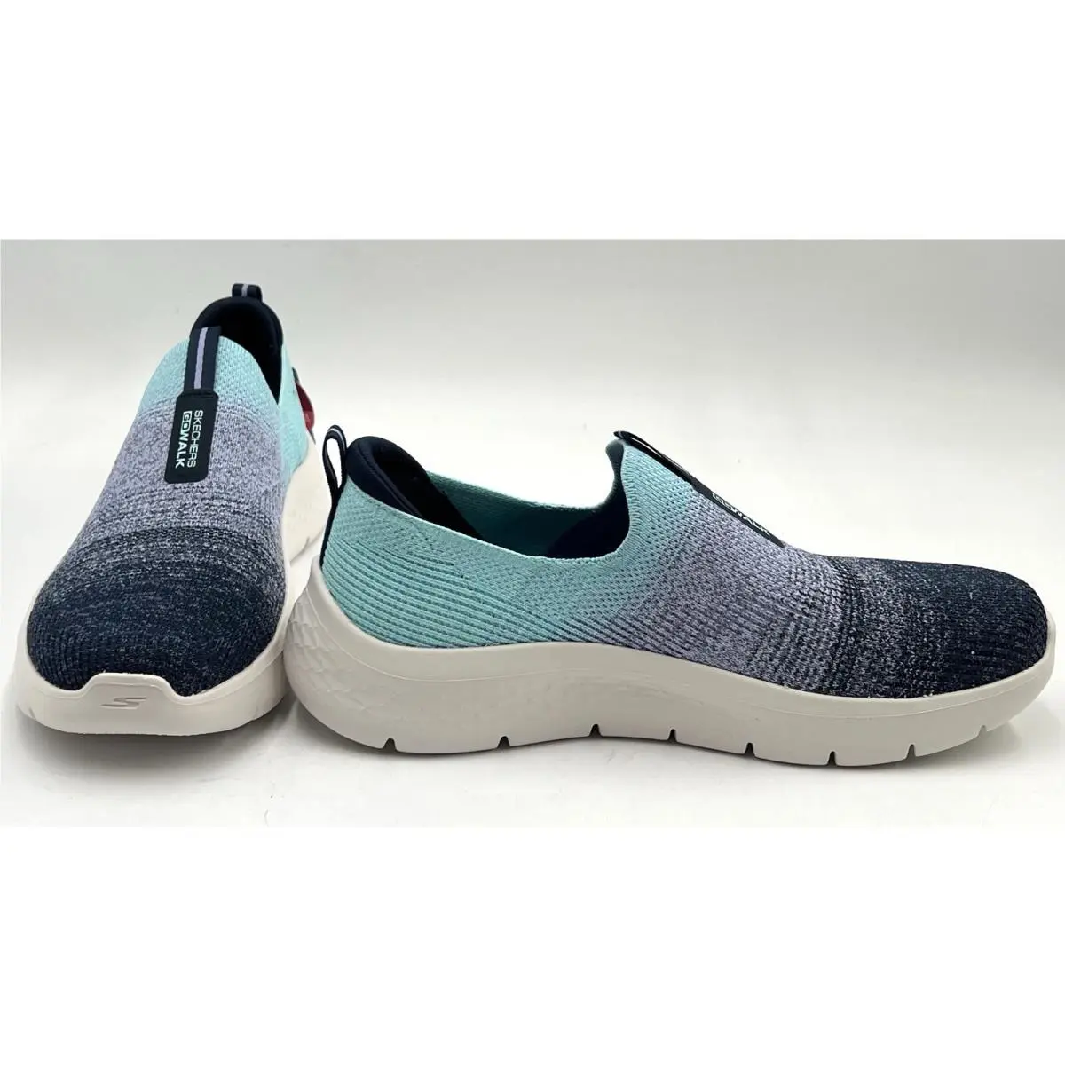 Skechers shoes - GO WALK FLEX CALI SUNSET - 124827 - navy aqua 4