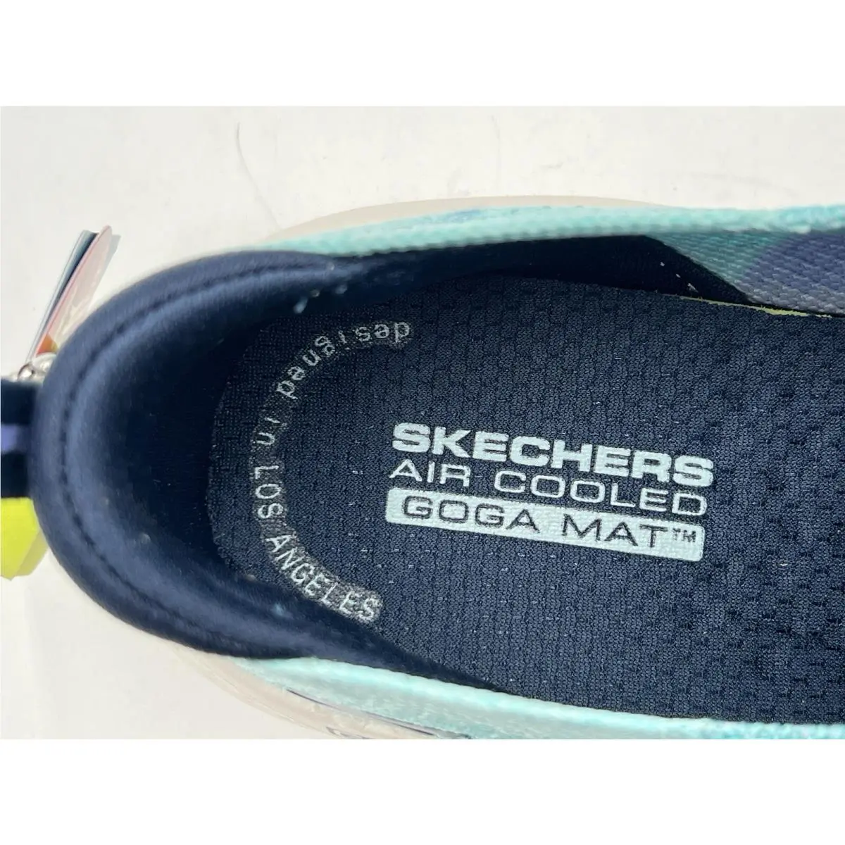 Skechers shoes - GO WALK FLEX CALI SUNSET - 124827 - navy aqua 7