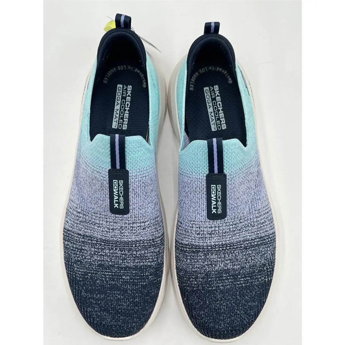 Skechers shoes - GO WALK FLEX CALI SUNSET - 124827 - navy aqua 1