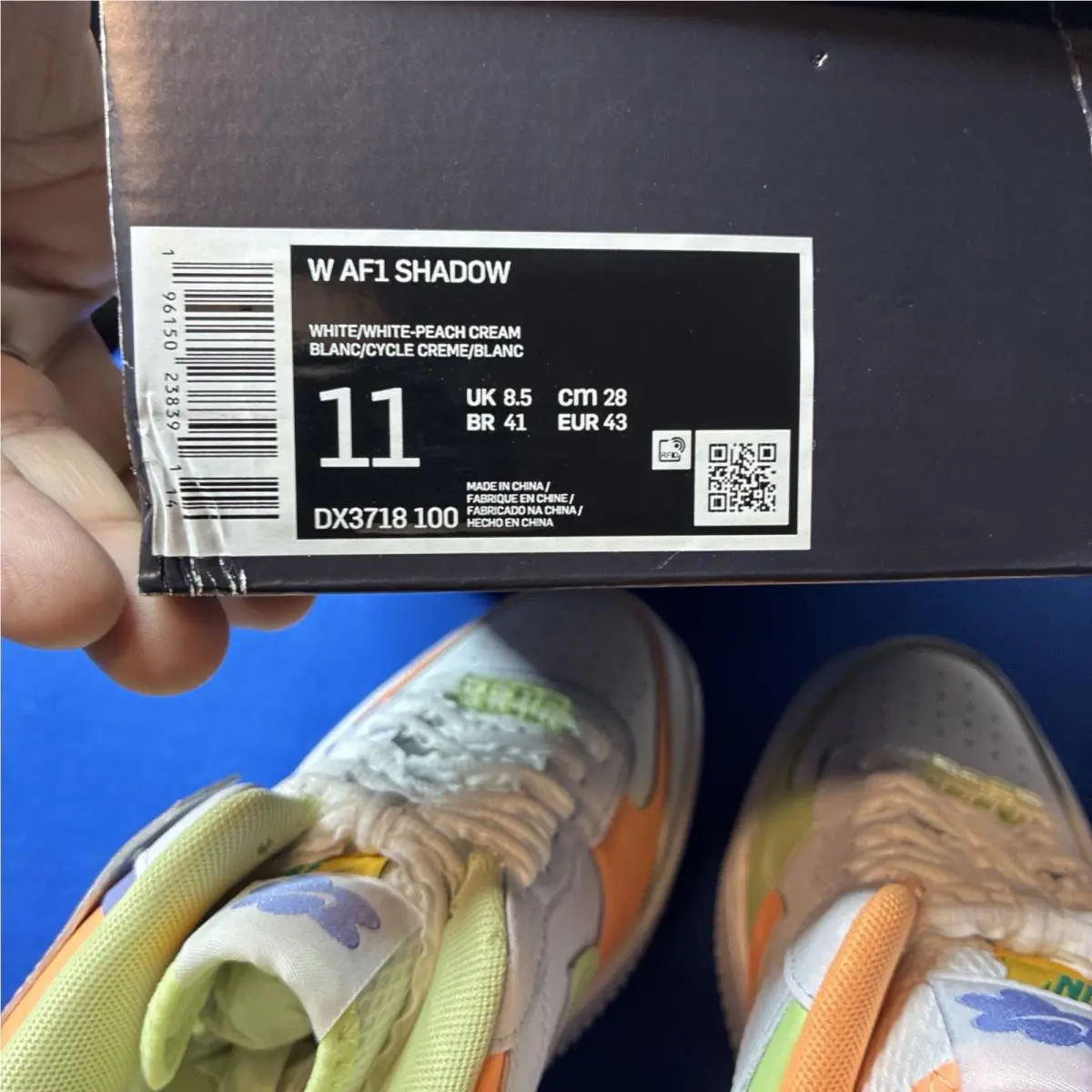 Nike shoes - Nike Air Force 1 Shadow - DX3718-100 - White Peach Cream 5