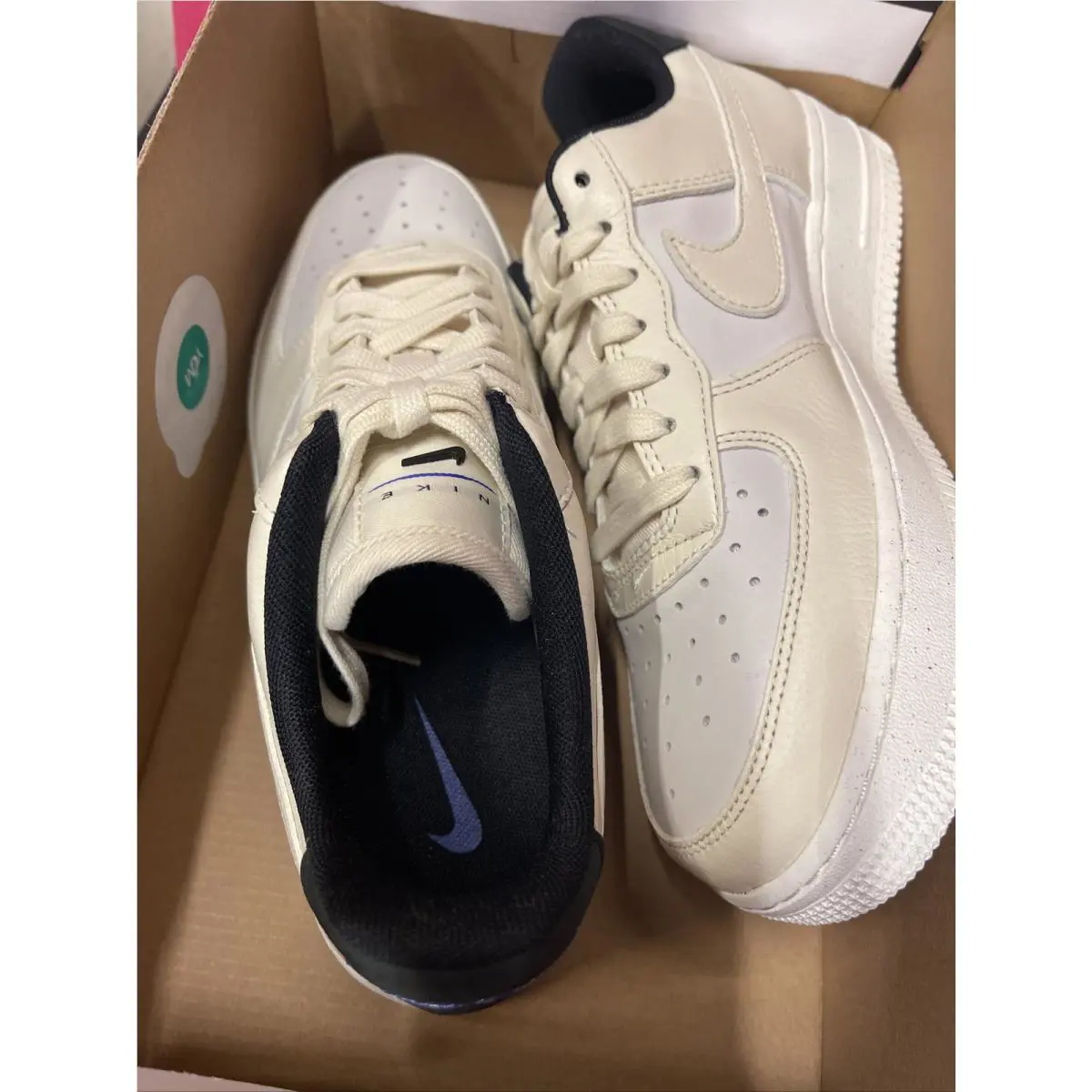 Nike shoes - Nike Air Force 1 - Air Force - DZ2708 101 - Sail/Coconut Milk-Black (UPC: 196608075745) 0