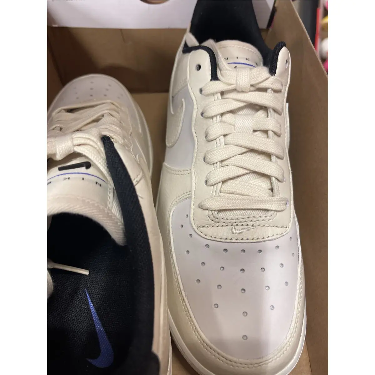 Nike shoes - Nike Air Force 1 - Air Force - DZ2708 101 - Sail/Coconut Milk-Black (UPC: 196608075745) 3