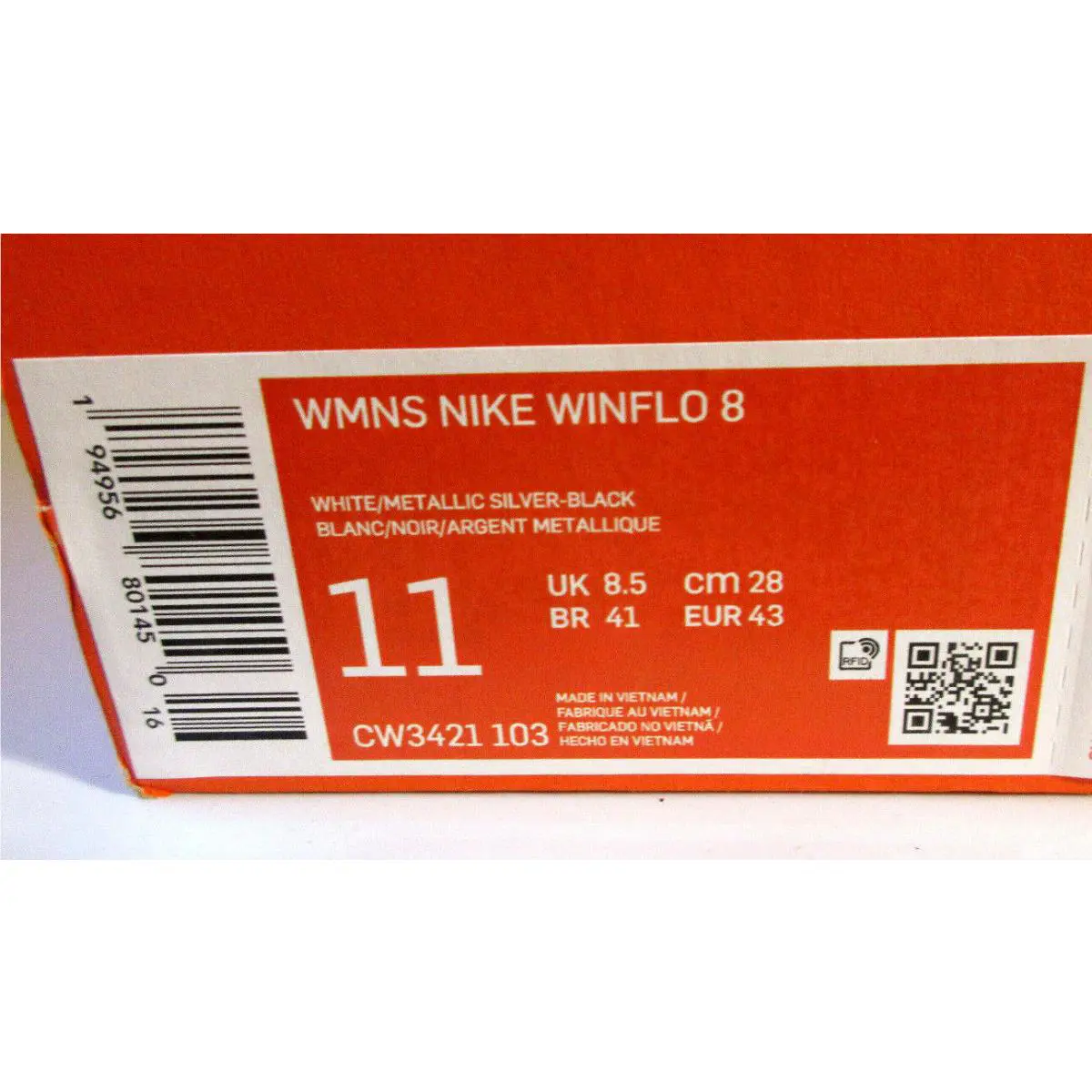Nike shoes - Nike Zoom Winflo 8 - Zoom Winflo - CW3421-103 - White 9