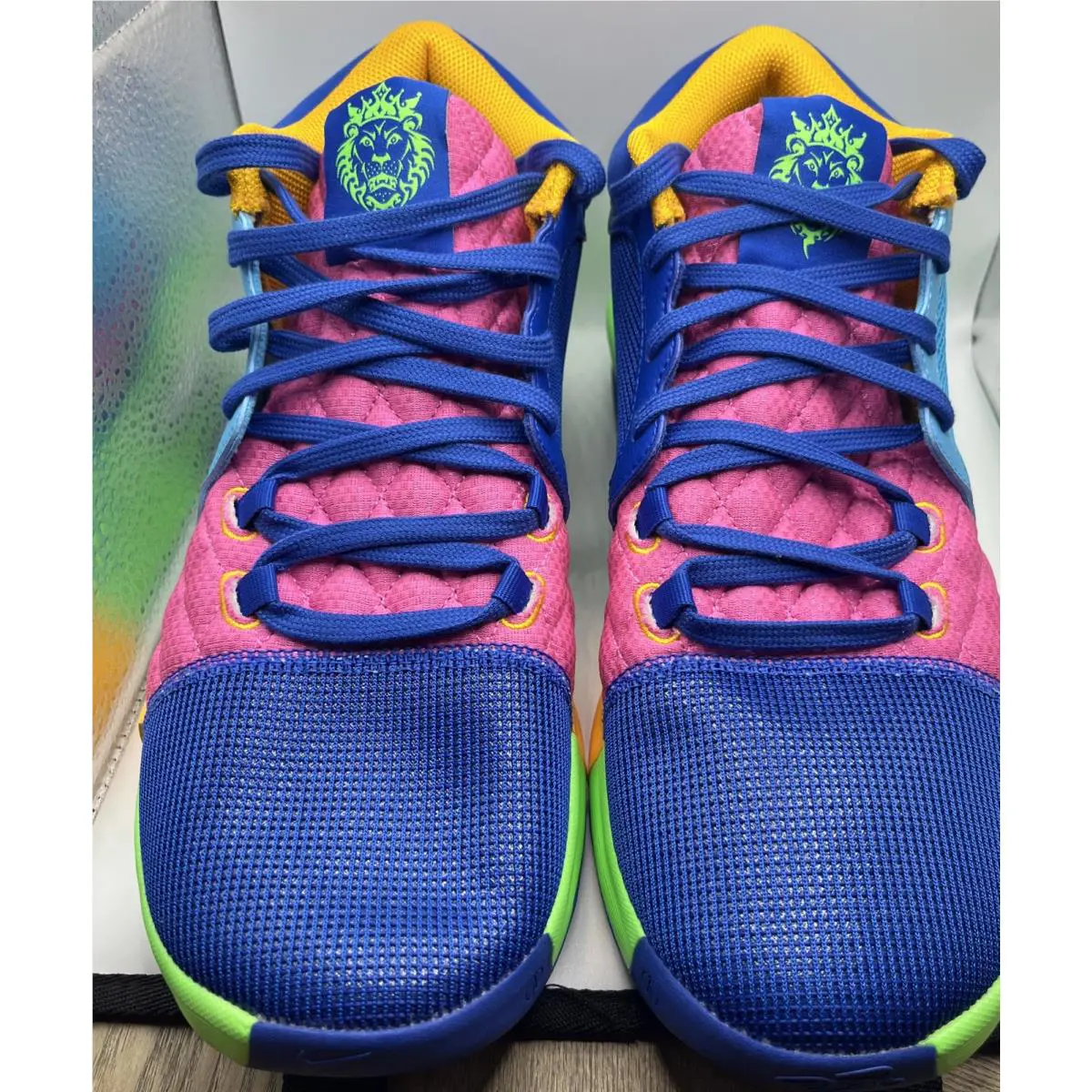 Nike shoes - Nike LeBron Witness 8 - LeBron Witness - HJ2962-900 - Multicolor, Manufacturer: Multi-Color/Baltic Blue/Playful Pink/Multi-Color 1