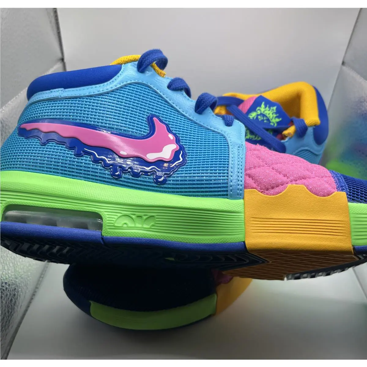 Nike shoes - Nike LeBron Witness 8 - LeBron Witness - HJ2962-900 - Multicolor, Manufacturer: Multi-Color/Baltic Blue/Playful Pink/Multi-Color 2
