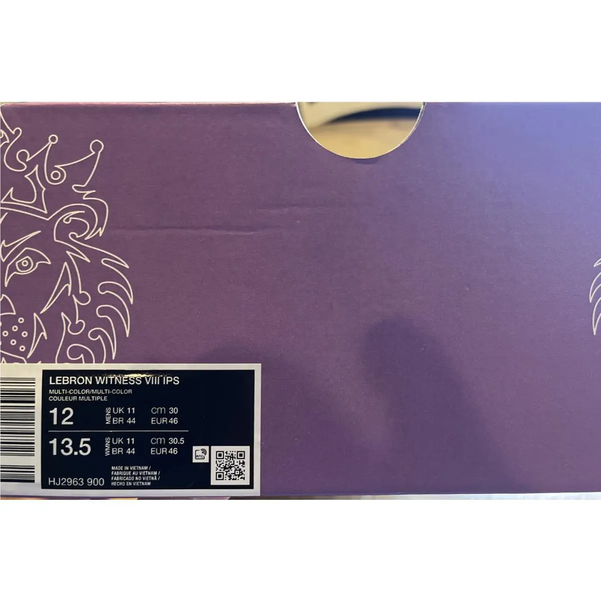 Nike shoes - Nike LeBron Witness 8 - LeBron Witness - HJ2962-900 - Multicolor, Manufacturer: Multi-Color/Baltic Blue/Playful Pink/Multi-Color 5