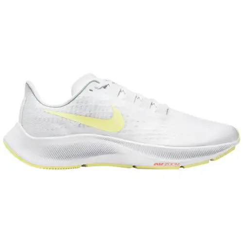 Nike Air Zoom Pegasus 37 Shoes Womens 12 White Mango Running BQ9647-105 - White