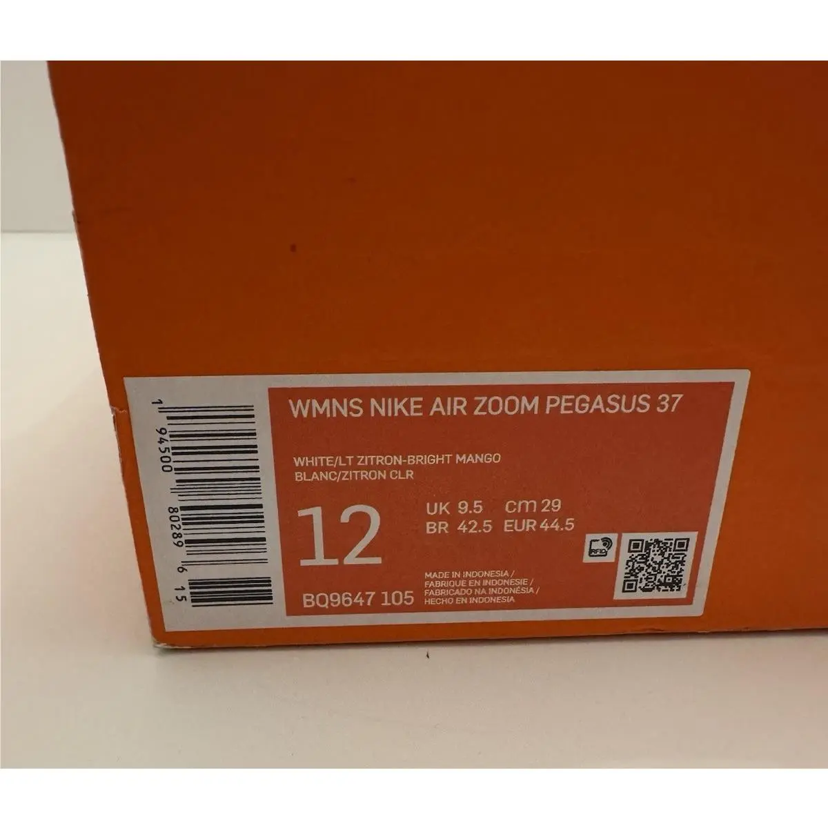 Nike shoes - Nike Air Zoom Pegasus - Air Zoom Pegasus - BQ9647-105 - White 7