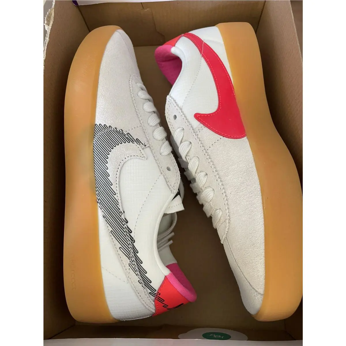 Nike shoes - NIKE SB BRUIN REACT - BRUIN REACT - CV5980-101 - White (UPC: 0195239791093) 4