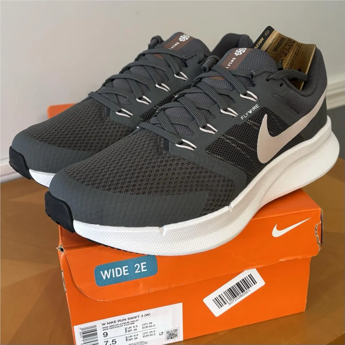 Nike shoes - Nike Run Swift 3 - Run Swift - DV7889-009 - Gray (UPC: 196975847488) 5