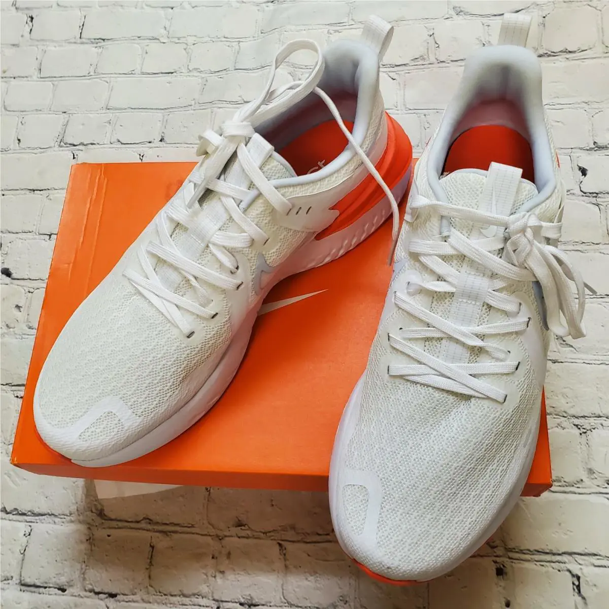 Nike shoes - Legend React 2 - Legend React - JG-1344968 - White White Half Blue Brt Crimson Pure Platinum 101 (UPC: 193145394292) 2