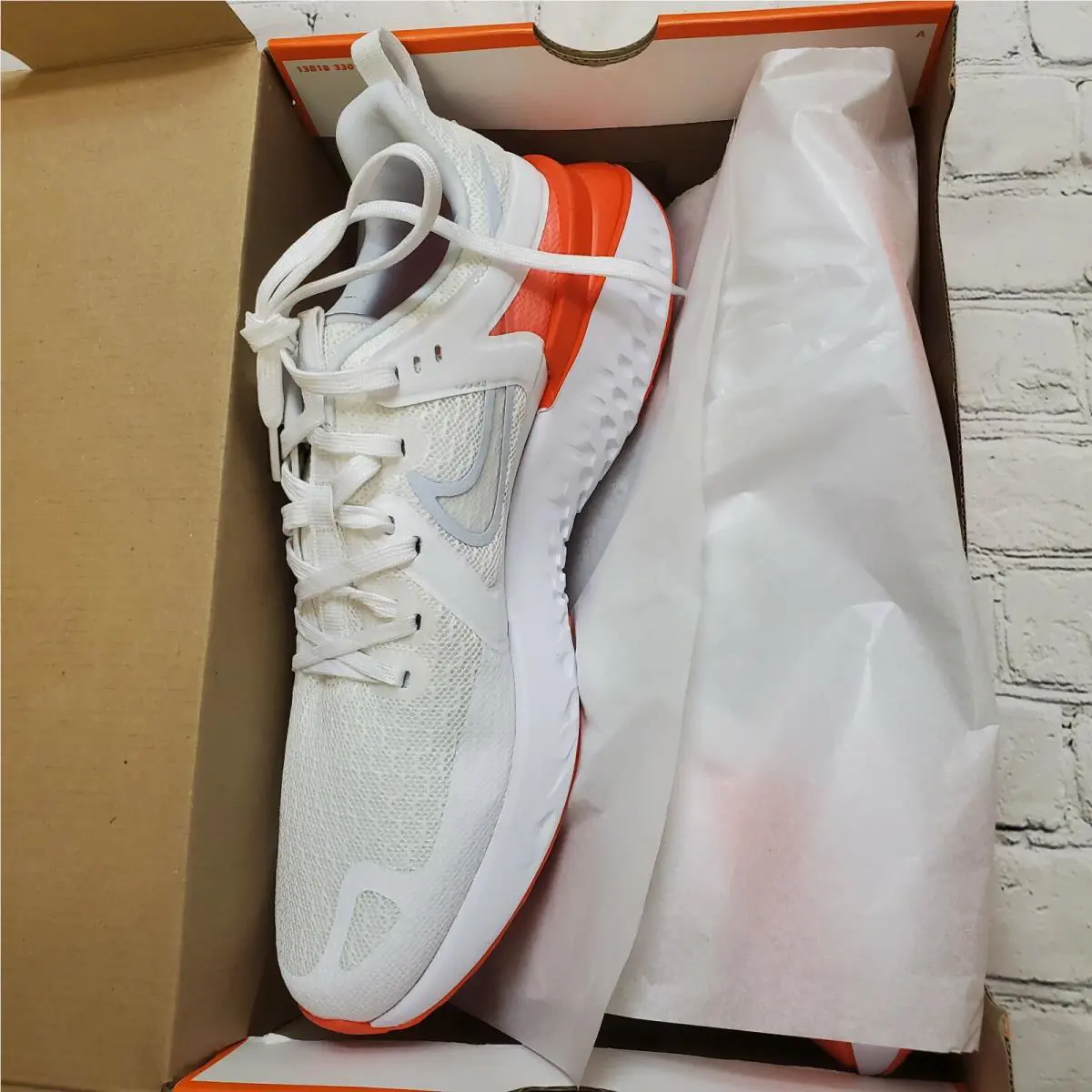 Nike shoes - Legend React 2 - Legend React - JG-1344968 - White White Half Blue Brt Crimson Pure Platinum 101 (UPC: 193145394292) 3