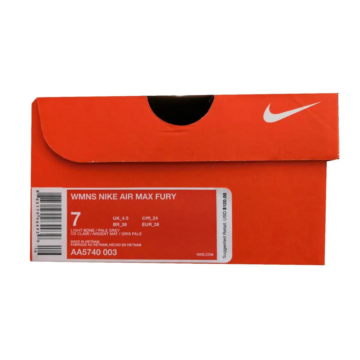 Nike shoes - Nike Air Max Fury - Air Max Fury - Gray (UPC: 885179964939) 0
