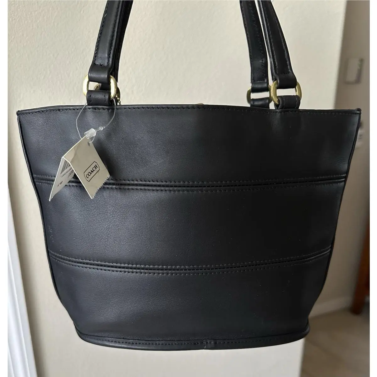 Coach Vintage Black Tribeca Satchel 9081