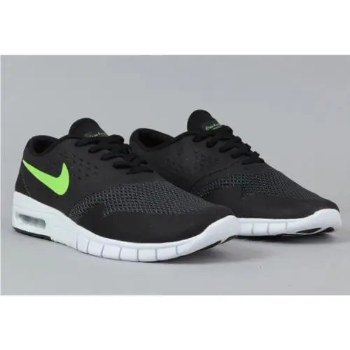 Nike shoes - Black Lime Green Swoosh 6