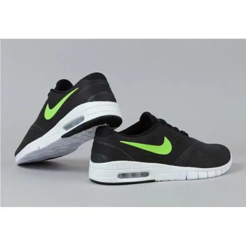 Nike shoes - Black Lime Green Swoosh 7