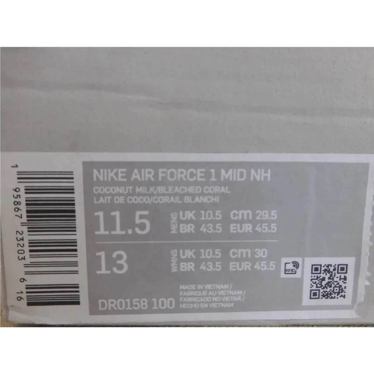 Nike shoes - Nike Air Force 1 Mid - DR0158-100 - White (UPC: 195867232036) 7