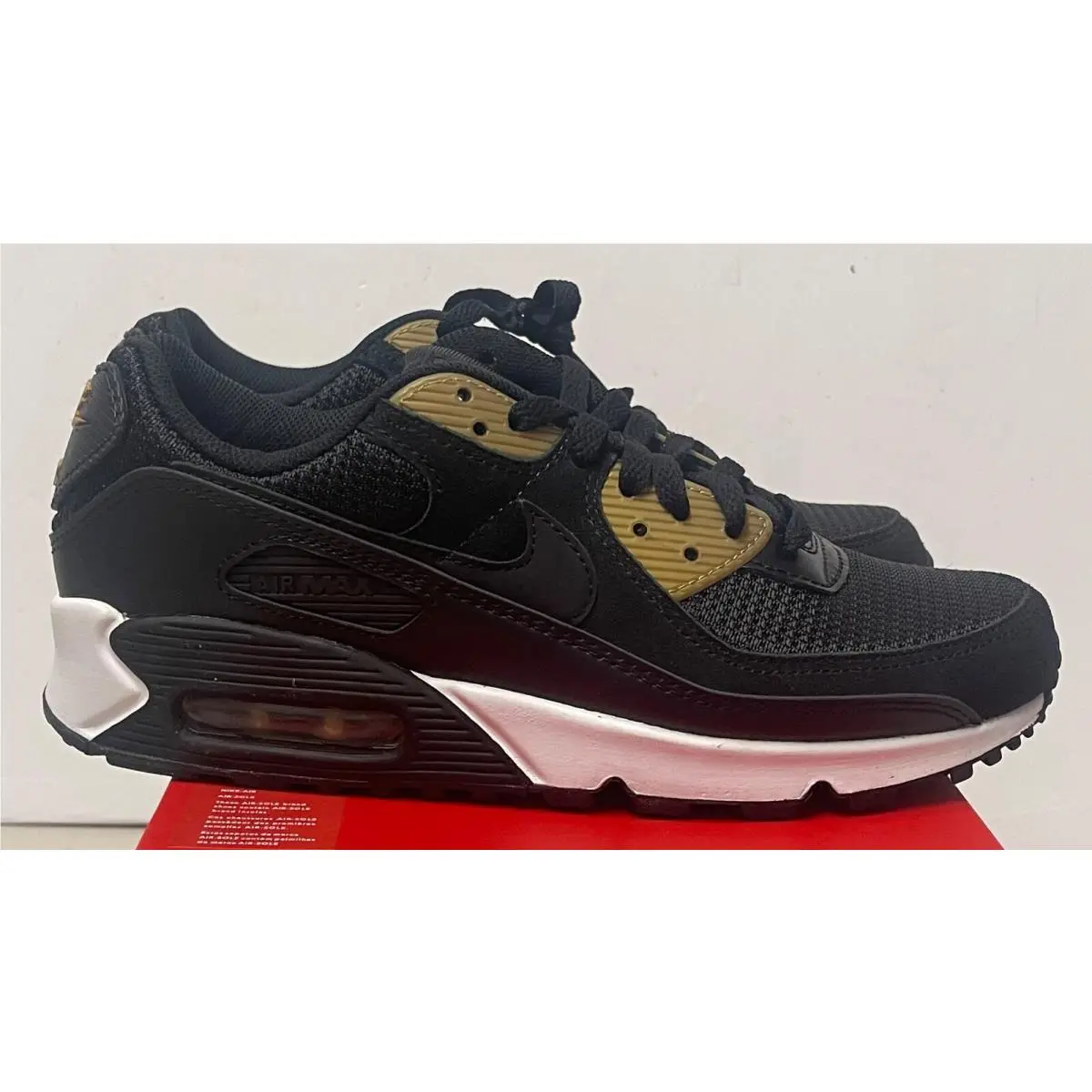 Nike shoes - Nike Air Max 90 - Air Max - DM7557-001 - BLACK METALIC GOLD (UPC: 195240857726) 1