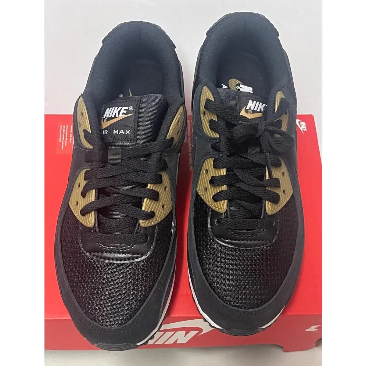 Nike shoes - Nike Air Max 90 - Air Max - DM7557-001 - BLACK METALIC GOLD (UPC: 195240857726) 2