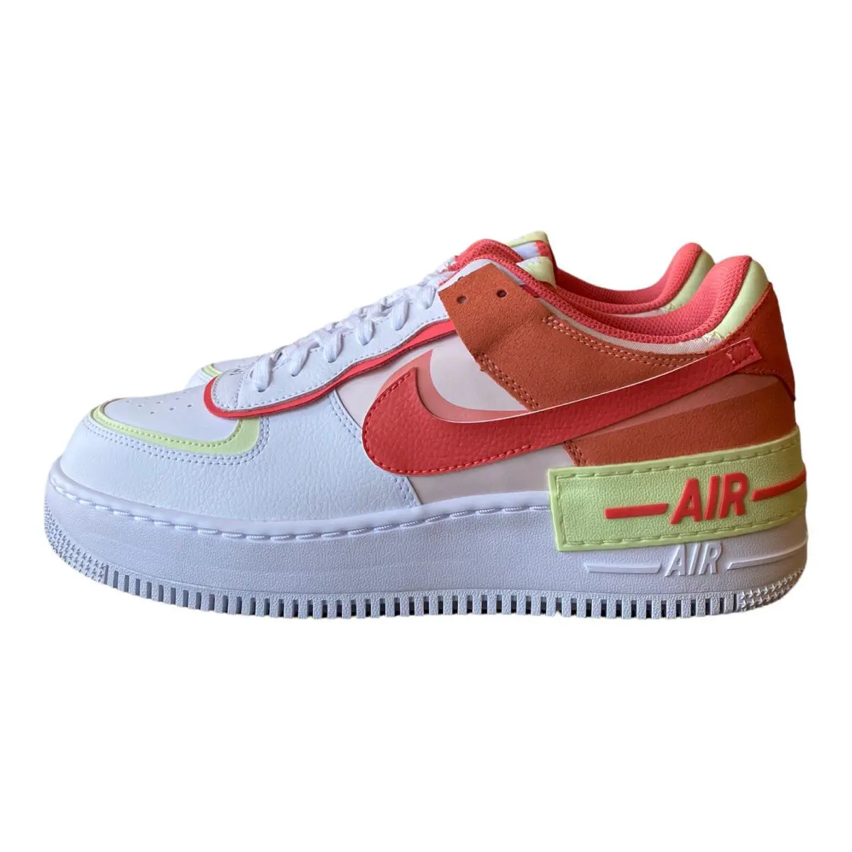Nike Air Force 1 Shadow White Magic Ember CI0919-110 - Women`s Size 11.5 - White