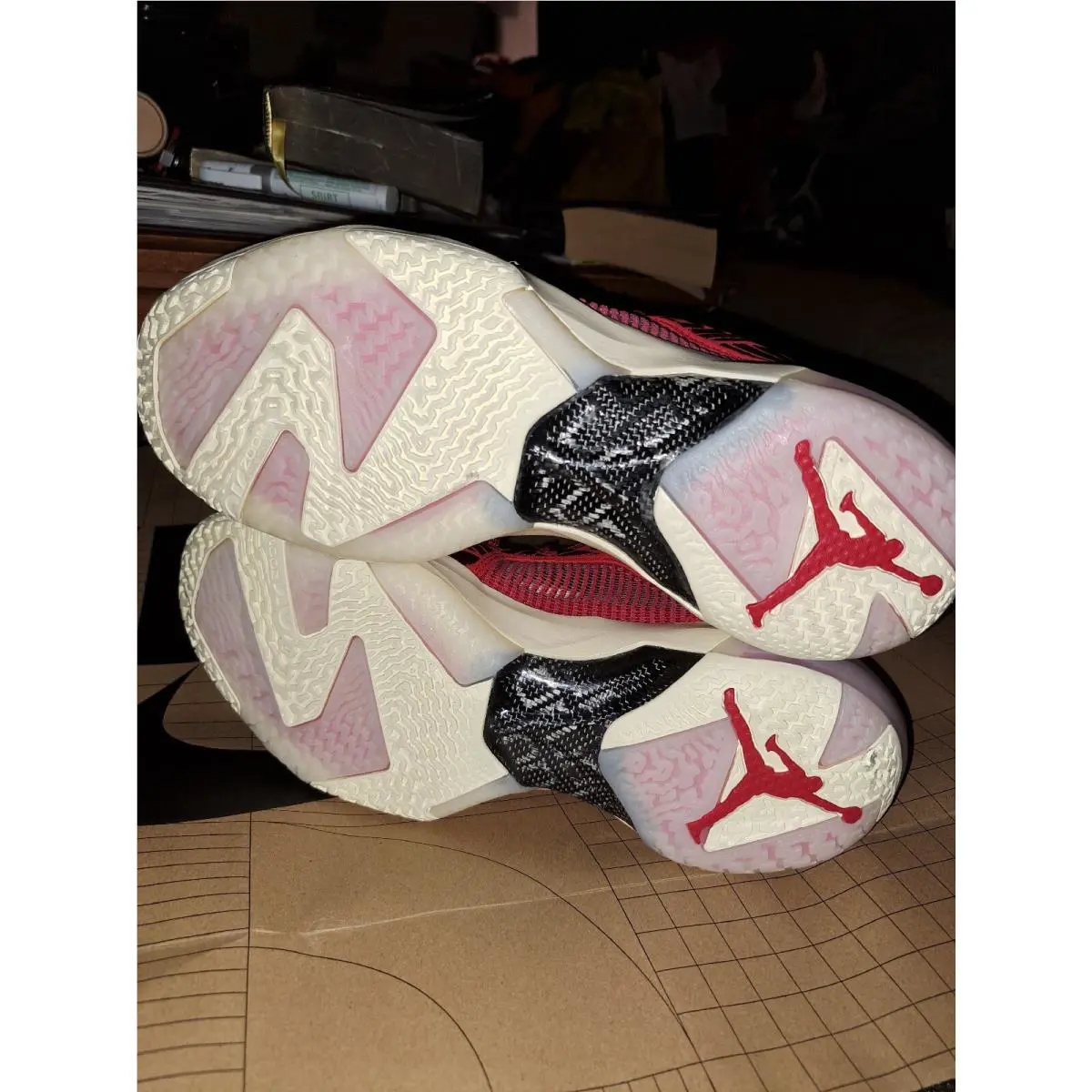 Nike shoes - Air Jordan 37 Low - Air Low - DV9989-601 - Red 4