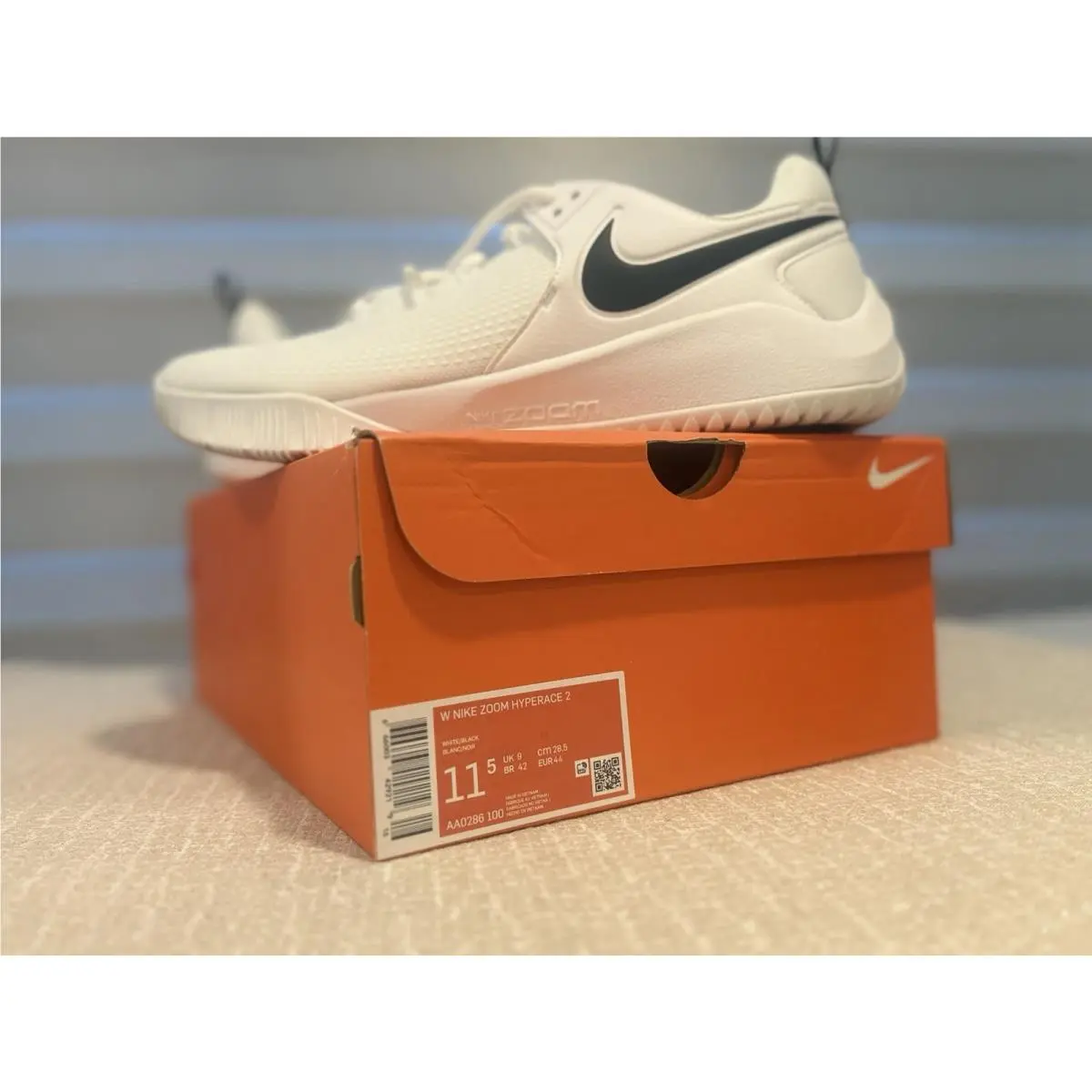 Nike shoes - Nike Air Zoom Hyperace - Air Zoom Hyperace - AA0286-100 - White, Manufacturer: White/Black 7