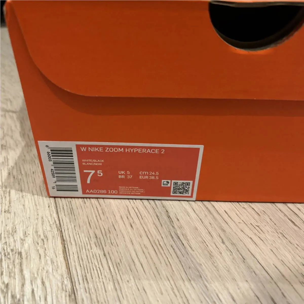Nike shoes - Nike Zoom Hyperace - Zoom Hyperace - AA0286-100 - White (UPC: 666003425891) 1