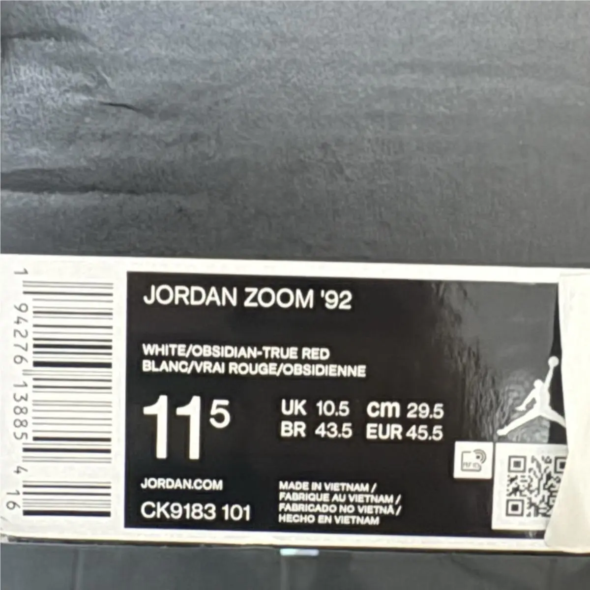 Nike shoes - Air Jordan Zoom `92 - Air Zoom - CK9183-101 - White 6