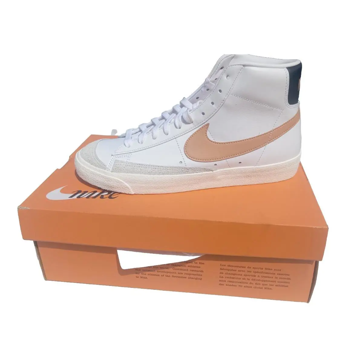 Nike shoes - Nike Blazer - Blazer - Blazer - white, amber brown, black 2