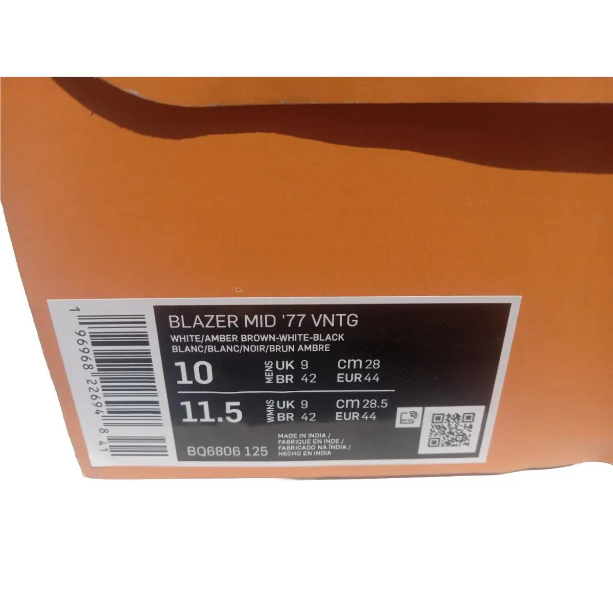 Nike shoes - Nike Blazer - Blazer - Blazer - white, amber brown, black 0