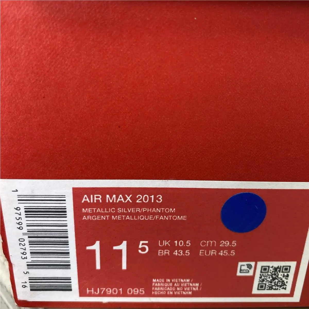 Nike shoes - Nike Air Max 2013 - Air Max - HJ7901-095 - Silver (UPC: 197599034339) 10