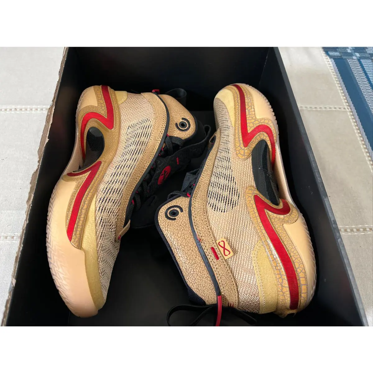 Nike shoes - Nike Air Jordan XXXVI SE Rui - DO2494 260 - Sesame Gym Red Black Twine 8