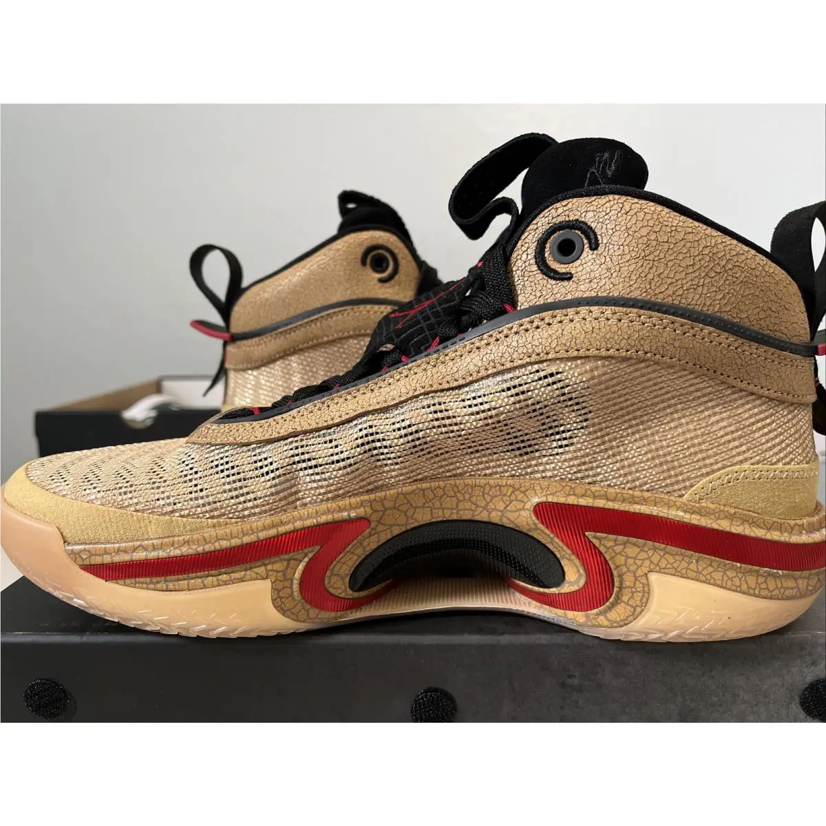 Nike shoes - Nike Air Jordan XXXVI SE Rui - DO2494 260 - Sesame Gym Red Black Twine 0