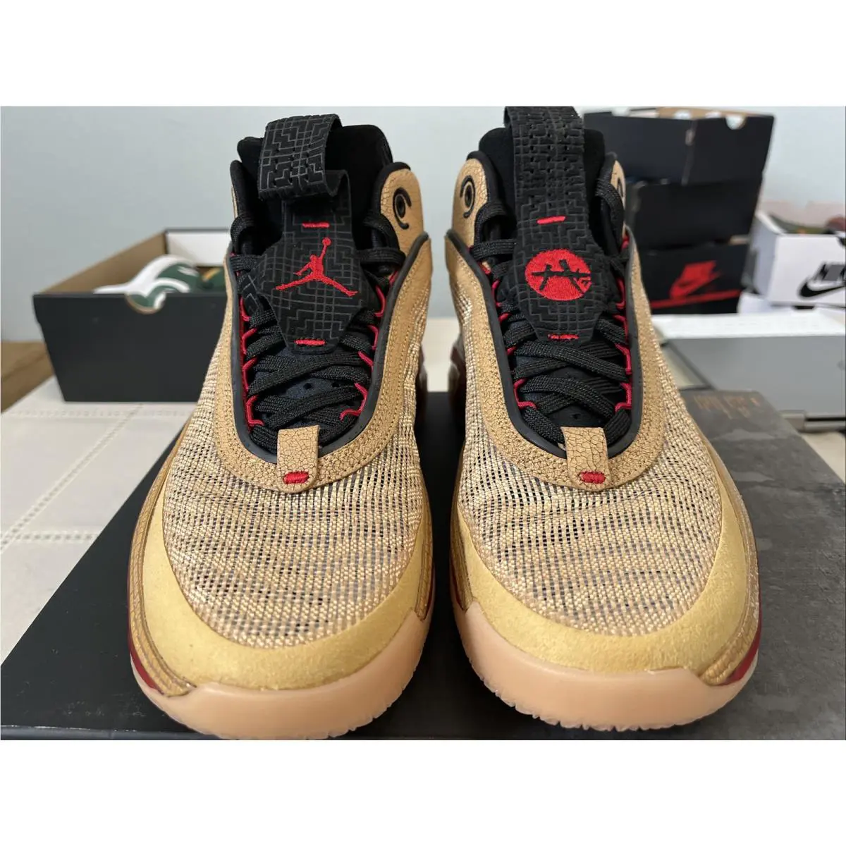 Nike shoes - Nike Air Jordan XXXVI SE Rui - DO2494 260 - Sesame Gym Red Black Twine 3