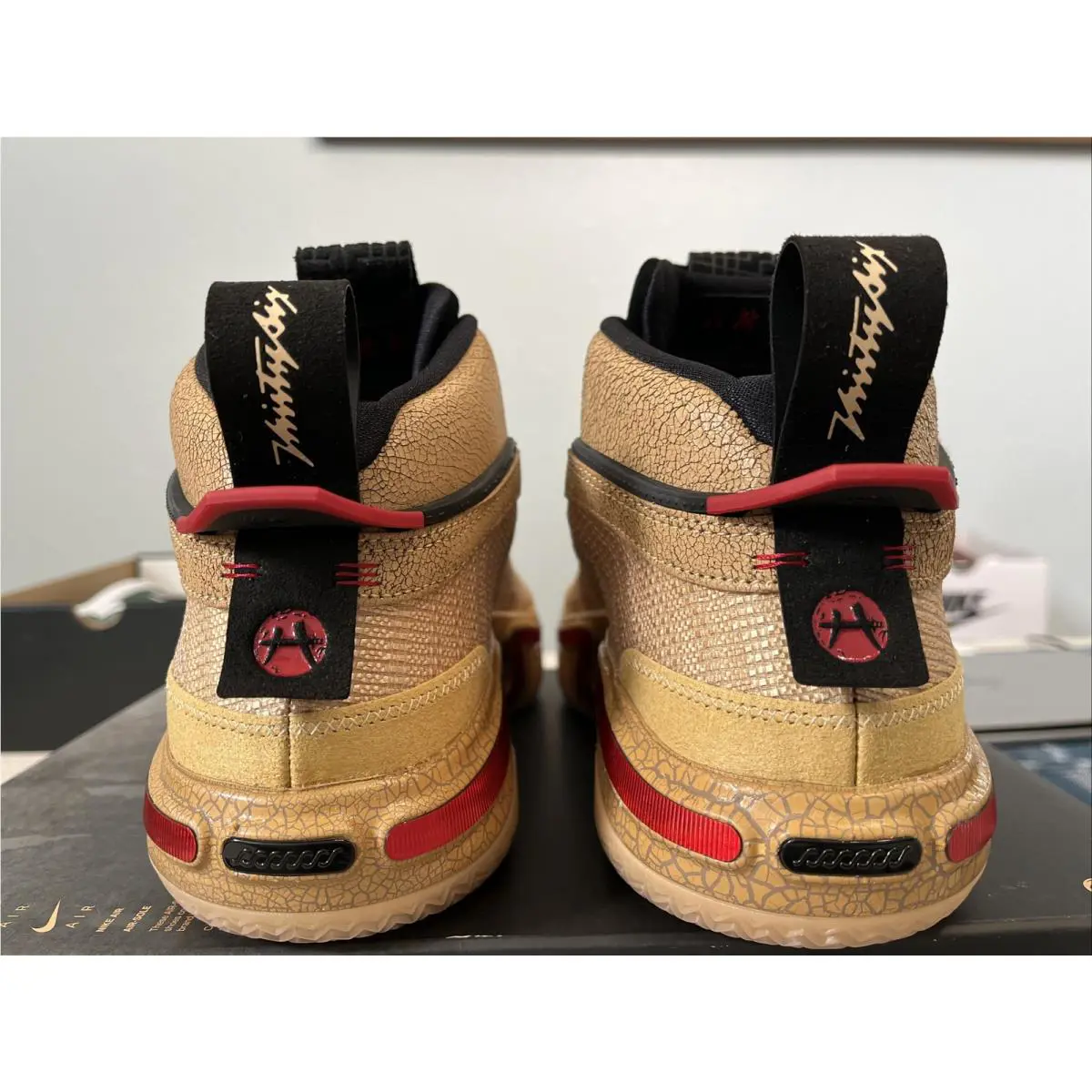 Nike shoes - Nike Air Jordan XXXVI SE Rui - DO2494 260 - Sesame Gym Red Black Twine 5