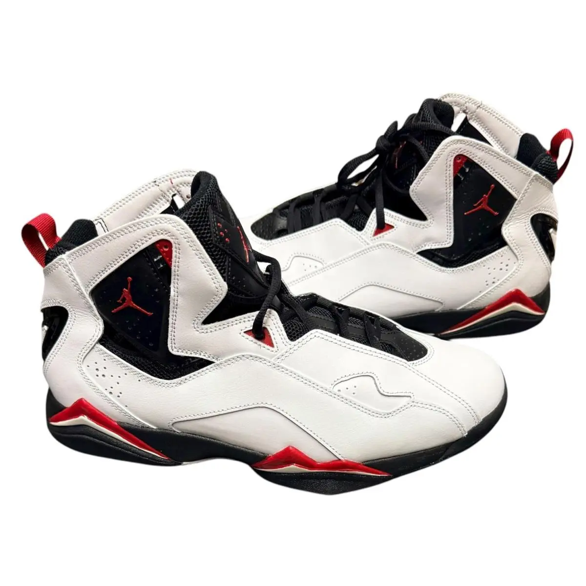 Nike Air Jordan True Flight White Varsity Red Black Chicago 342964-160 Men`s - White