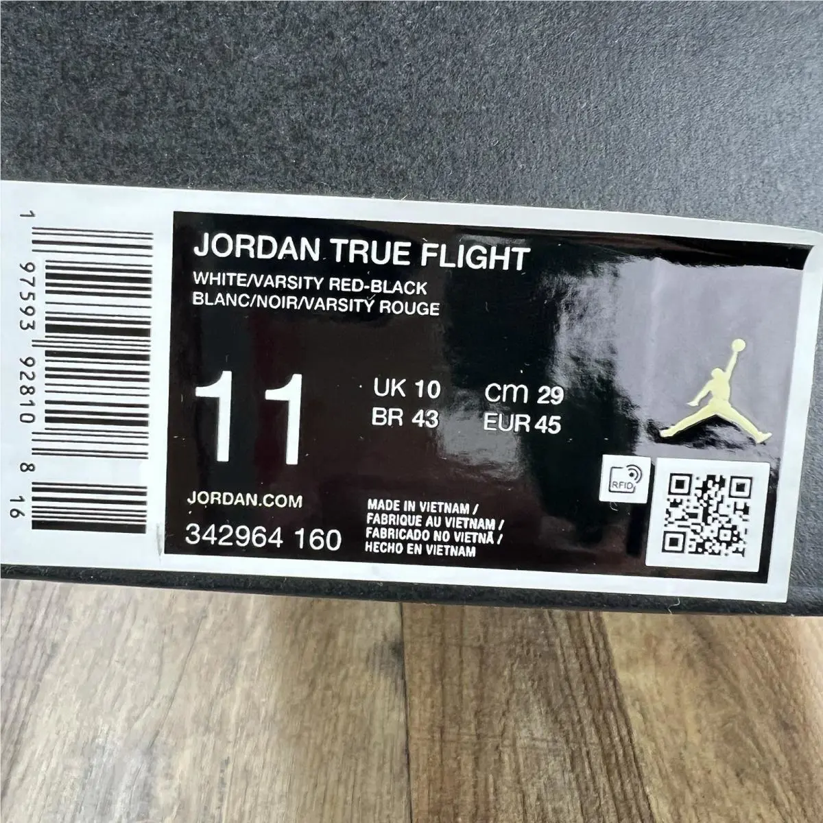 Nike shoes - Nike Air Jordan True Flight White Varsity Red - 342964-160 - White 8