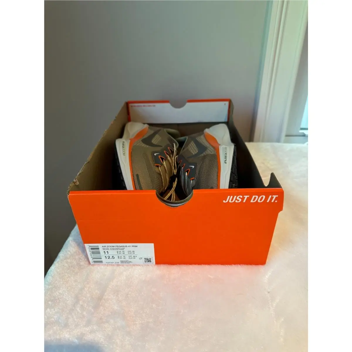 Nike shoes - Nike Air Zoom Pegasus 41 - HJ7331 276 - Neutral Olive/Parachute Beige/Light Bone/Cargo Khaki (UPC: 197599036784) 12